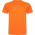 Спортивная футболка MONTECARLO мужская, ФЛУОРЕСЦЕНТНЫЙ ОРАНЖЕВЫЙ S