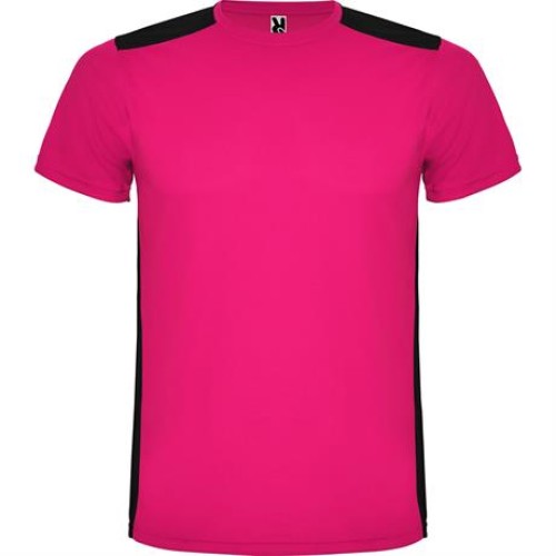 Спортивная футболка DETROIT мужская, ФУКСИЯ/ЧЕРНЫЙ L