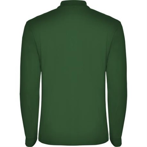 Футболка поло ESTRELLA L/S мужская, БУТЫЛОЧНЫЙ ЗЕЛЕНЫЙ S