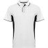 Спортивная футболка поло MONTMELO мужская, БЕЛЫЙ/ЧЕРНЫЙ 2XL