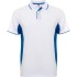 Спортивная футболка поло MONTMELO мужская, БЕЛЫЙ/КОРОЛЕВСКИЙ СИНИЙ M