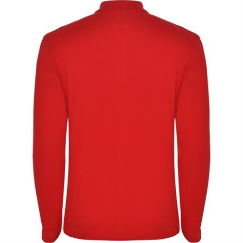 Футболка поло ESTRELLA L/S мужская, КРАСНЫЙ S