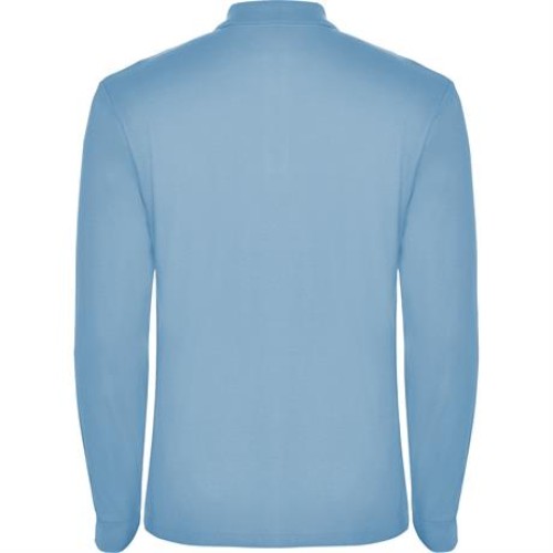 Футболка поло ESTRELLA L/S мужская, НЕБЕСНО-ГОЛУБОЙ S
