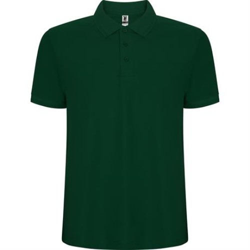 Футболка поло PEGASO PREMIUM мужская, БУТЫЛОЧНЫЙ ЗЕЛЕНЫЙ S