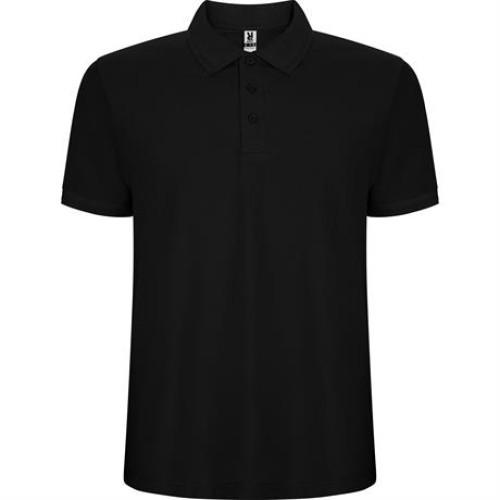 Футболка поло PEGASO PREMIUM мужская, ЧЕРНЫЙ S