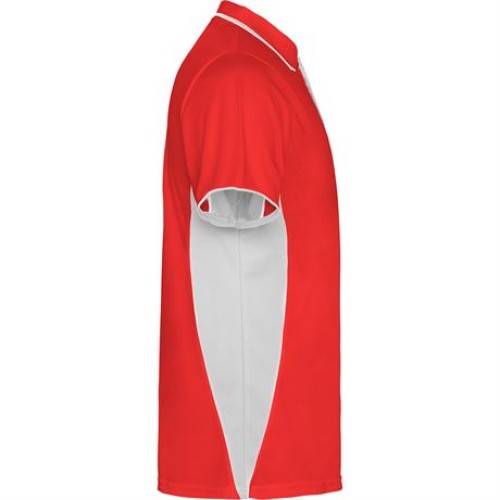 Спортивная футболка поло MONTMELO мужская, КРАСНЫЙ/БЕЛЫЙ L