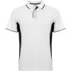 Спортивная футболка поло MONTMELO мужская, БЕЛЫЙ/ЧЕРНЫЙ 3XL