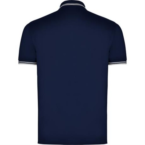 Футболка поло MONTREAL мужская, МОРСКОЙ СИНИЙ/БЕЛЫЙ 2XL