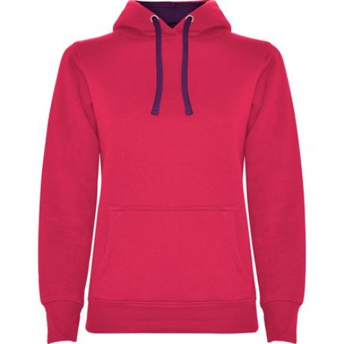 Толстовка URBAN WOMAN женская, ТЕМНО-РОЗОВЫЙ/ФИОЛЕТОВЫЙ S