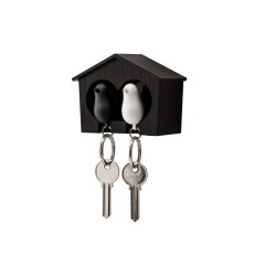 Держатель и брелок для ключей Duo Sparrow, черный
