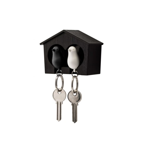 Держатель и брелок для ключей Duo Sparrow, черный