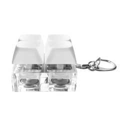 Брелок Press Anti Stress с LED подсветкой, белый