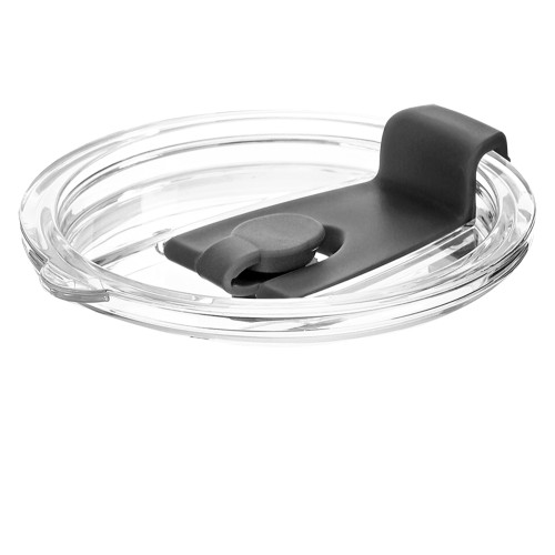 Крышка пластиковая к стакану стеклянному Mango, черная