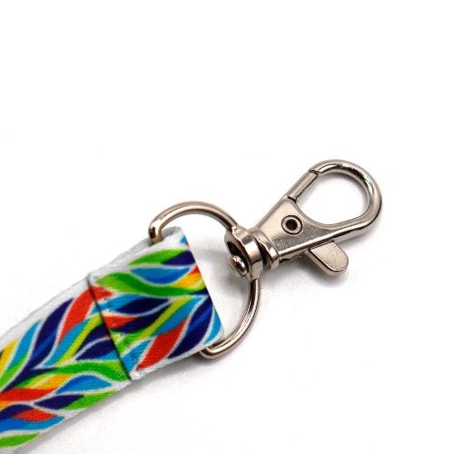 Ланъярд полноцветный Флоу с карабином, 20 мм