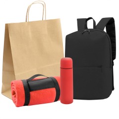 Подарочный набор FOR PICNIC, красный