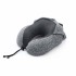 Подушка для путешествий с капюшоном Shon, тёмно-серая