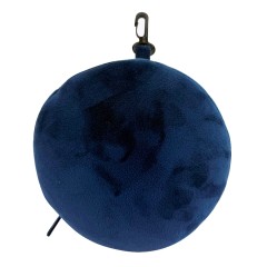 Подушка-маска для путешествий Mask, тёмно-синяя