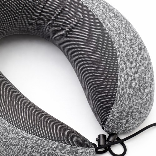Подушка для путешествий с капюшоном Shon, тёмно-серая