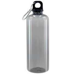 Бутылка пластиковая для воды Clipster, чёрный