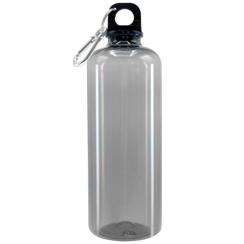 Бутылка пластиковая для воды Clipster, чёрный