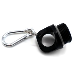 Бутылка пластиковая для воды Clipster, чёрный