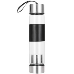 Термос стеклянный с инфьюзером Modulus, чёрный