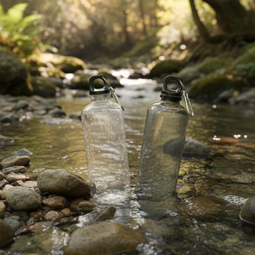 Бутылка пластиковая для воды Clipster, белый