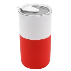 Кружка Funny To Go, белый/белый/красный