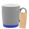 Кружка Make Me To Go, серая/синяя с биркой Кружка Make Me To Go, серая/синяя с биркой