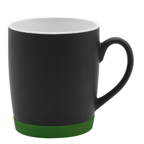 Кружка Make Me To Go, чёрная/бутылочно- зелёная