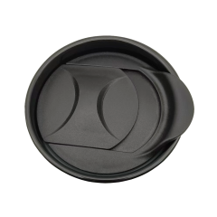 Кружка керамическая с деревянной манжетой Nexus, чёрная