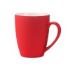 Кружка Elegante, софт-тач, 350мл,  красная-S