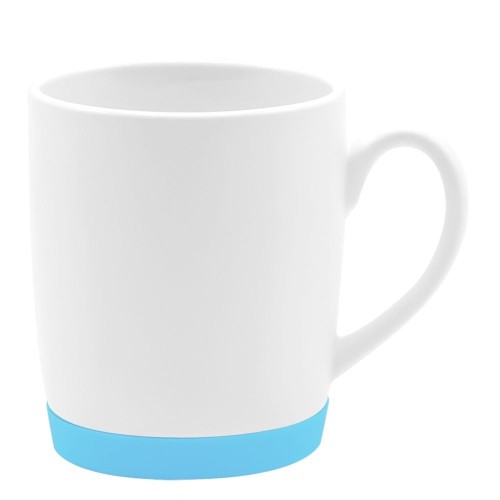 Кружка Make Me To Go, белая/голубая