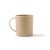 Пластиковая кружка LINO, бежевый