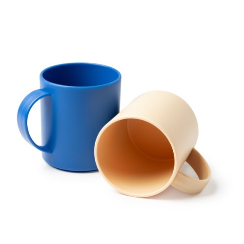 Пластиковая кружка LINO, бежевый