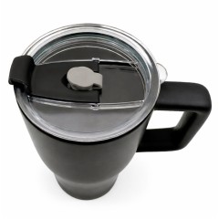 Кружка керамическая Stonely, чёрная