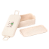 Ланчбокс (контейнер для еды) Bricker из пшеничного волокна, бежевый