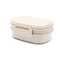 Ланчбокс (контейнер для еды) Terens из пшеничного волокна, бежевый