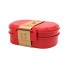 Ланчбокс (контейнер для еды) Grano из пшеничного волокна, красный-S