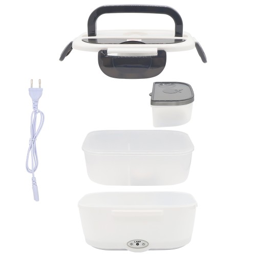 Ланчбокс с подогревом Yummybox, серый