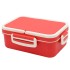 Ланчбокс (контейнер для еды) Inar из пшеничного волокна, красный.