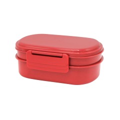 Ланчбокс (контейнер для еды) Grano из пшеничного волокна, красный-S