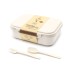 Ланчбокс (контейнер для еды) Ulf из пшеничного волокна, бежевый