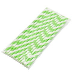 Набор цветных бумажных трубочек , размер 197*6 мм (50 шт)