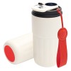 Термокружка Ashly To Go, белая/красная Термокружка Ashly To Go, белая/красная