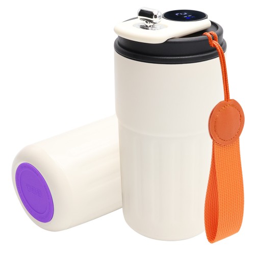 Термокружка Ashly To Go, белая/оранжевая/фиолетовая