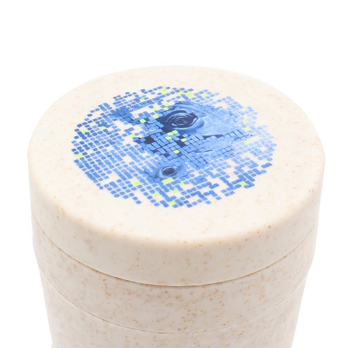 Термостакан с двойной стенкой Tender из пшеничного волокна, бежевый