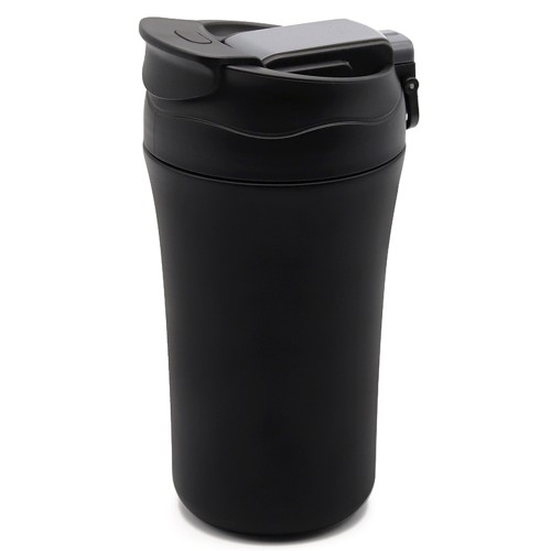 Термокружка с двойными стенками Molly, черная