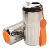 Термокружка Ashly To Go, серебристая/оранжевая Термокружка Ashly To Go, серебристая/оранжевая
