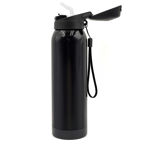 Термобутылка Trekker, чёрная